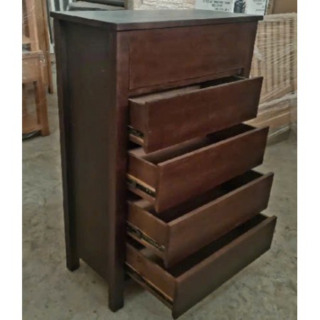 Oak 09 : Tủ Gỗ Sồi + 5 Ngăn Kéo Đứng